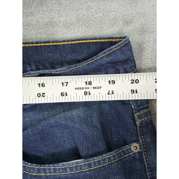 Levis 569 Jeans Mens 40x34 Blue Dark Wash Denim Relaxed Straight Mid Rise - Picture 3 of 10